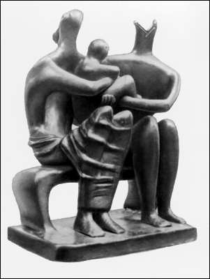 Г. Мур. Семья Бронза. 1945. Галерея Тейт. Лондон.
